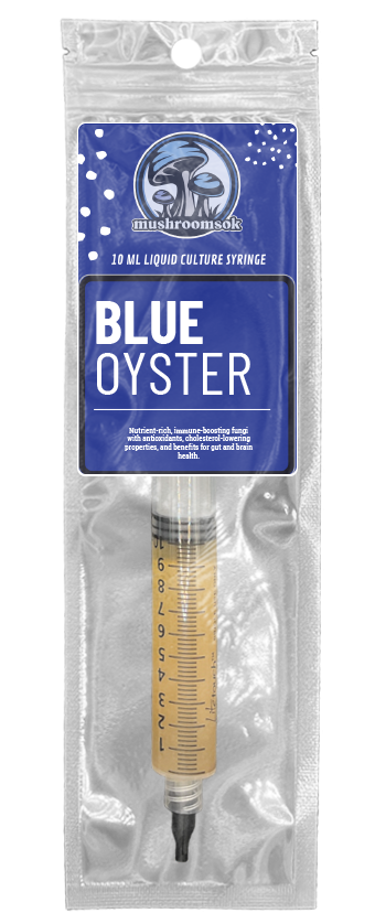 Blue Oyster Liquid Culture, Front