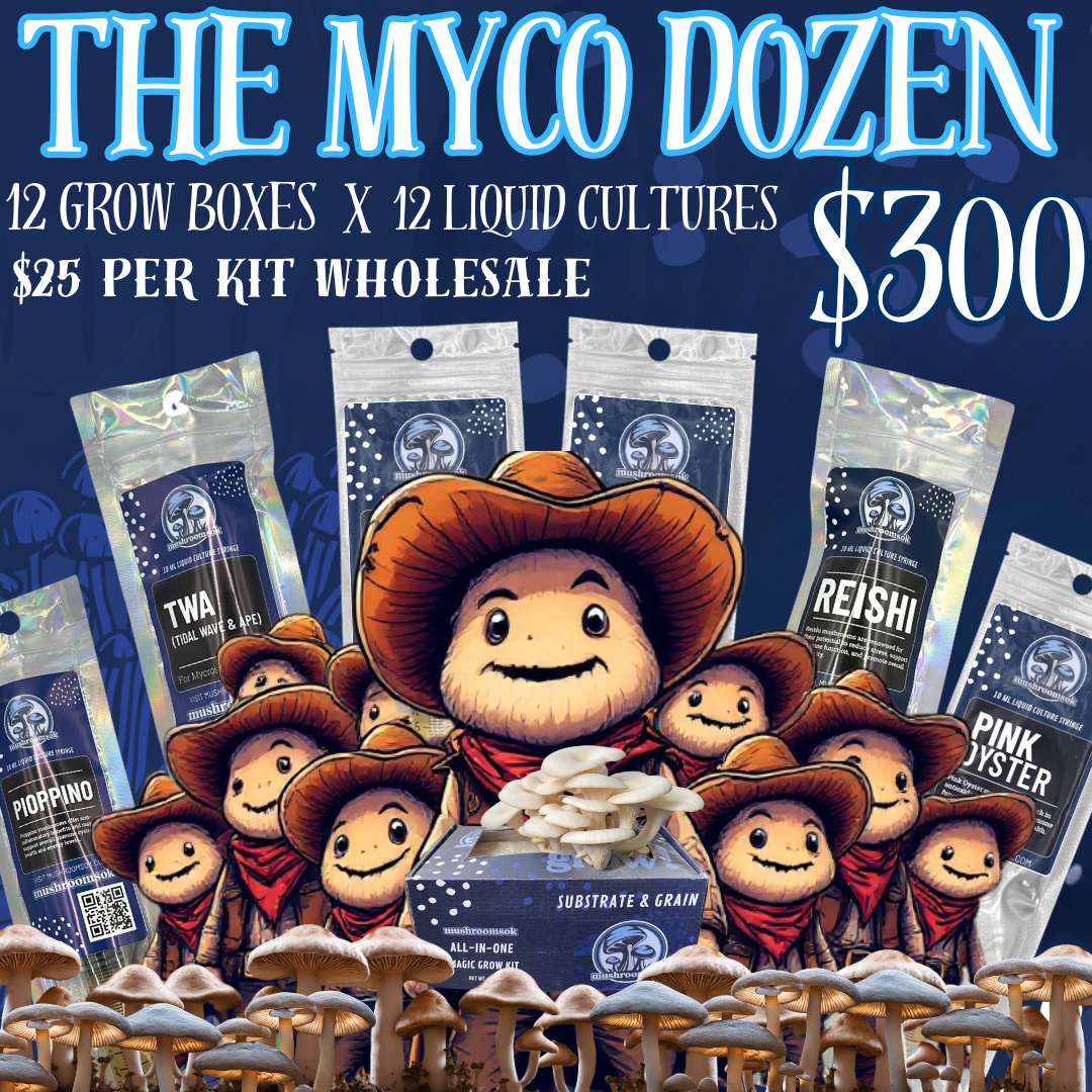 The Myco Dozen 12 All in One Grow Kit