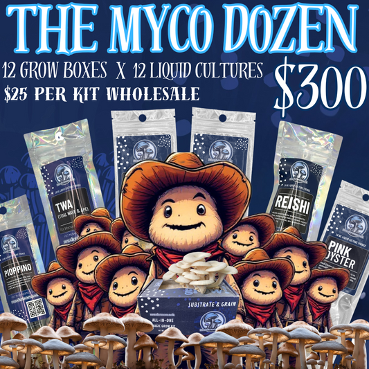 The Myco Dozen 12 All in One Grow Kit