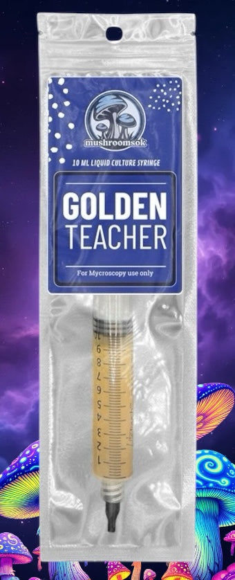 Active Golden Teacher Culture 10mL Syringe