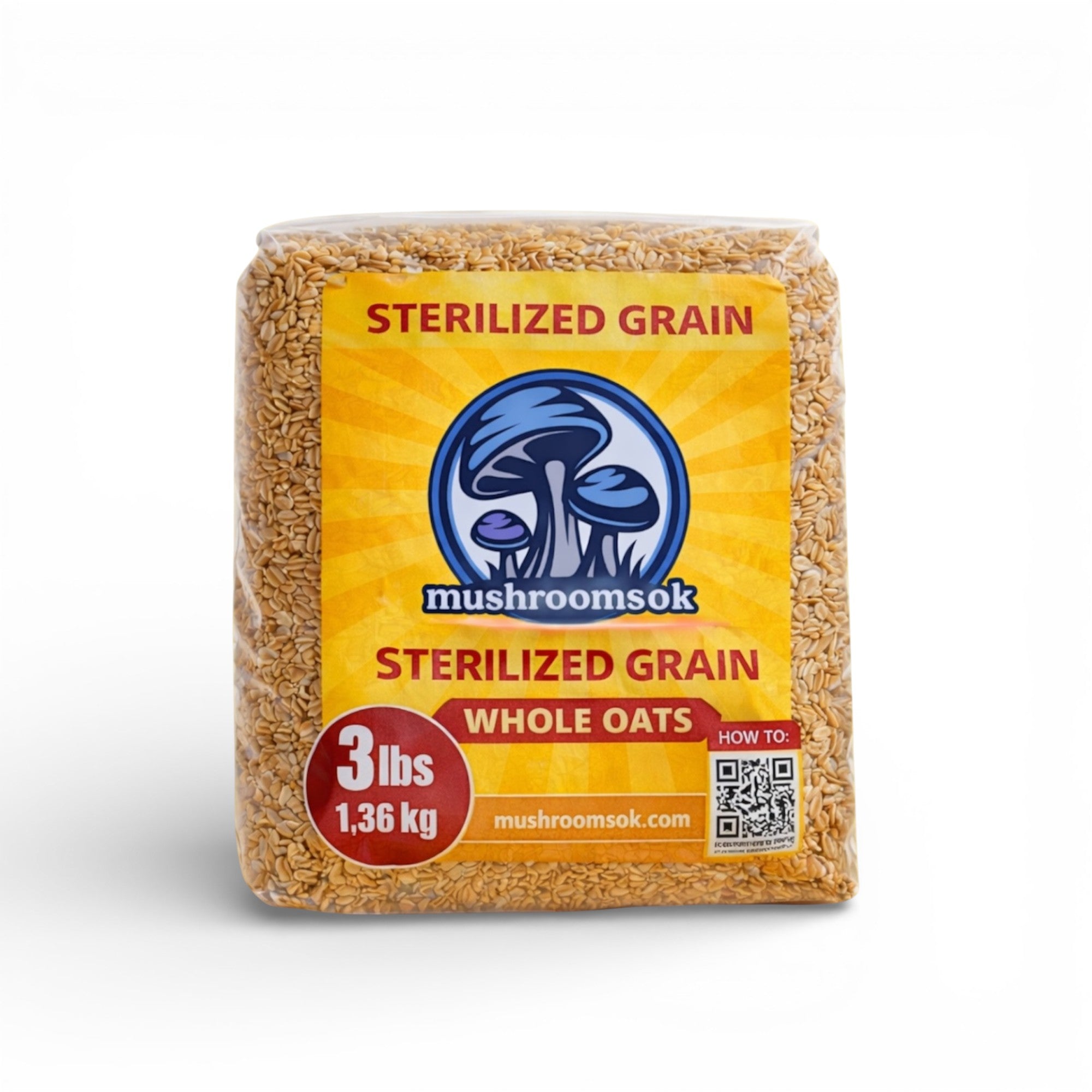 Mushrooms Ok 3lb Grain Bag