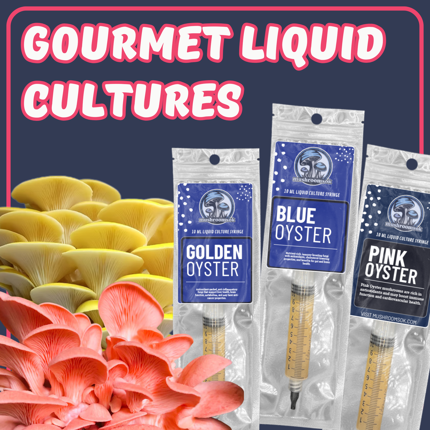 Mushrooms Ok Gourmet Liquid Cultures