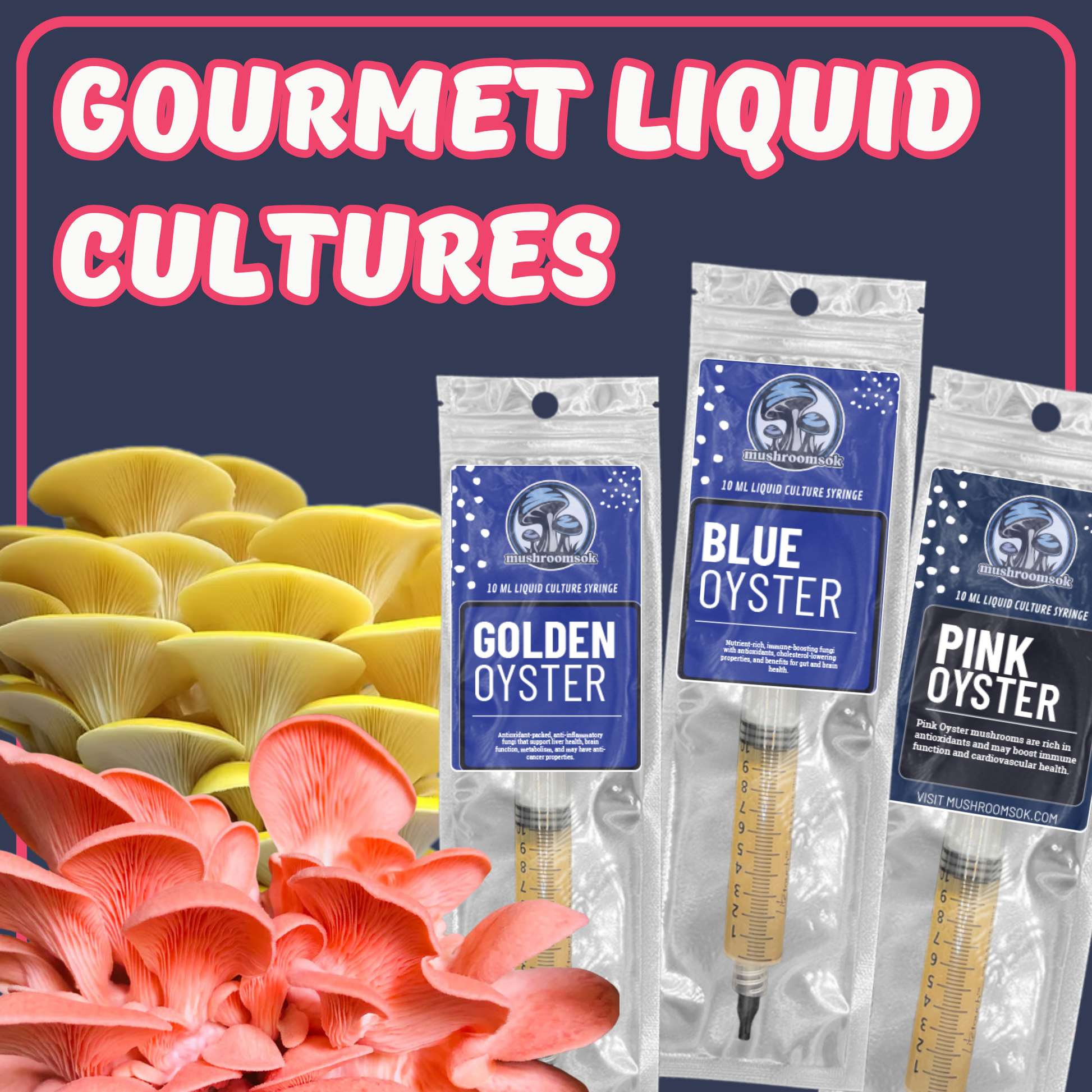 Mushrooms Ok Gourmet Liquid Cultures