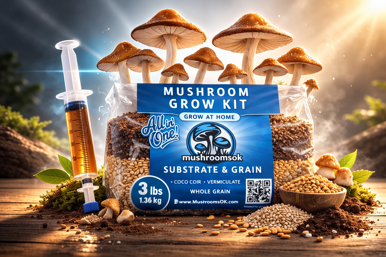 Mushrooms Ok Grow Kit Special