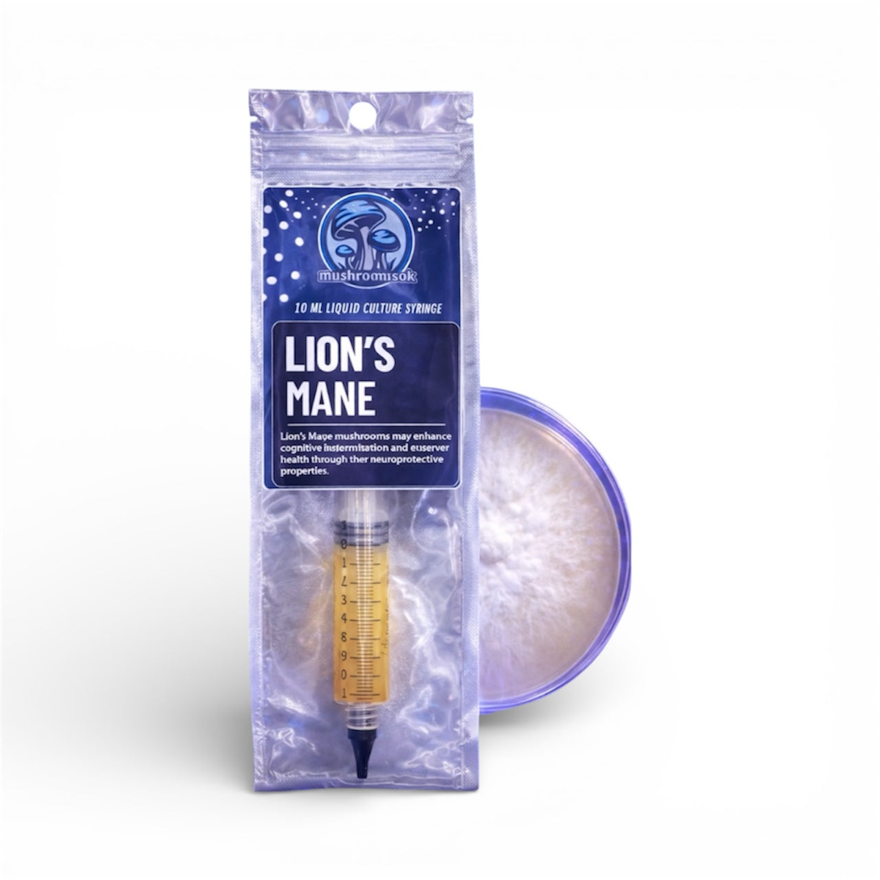 Mushrooms Ok Lions Mane Liquid Culture