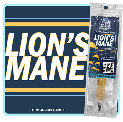 Mushrooms Ok Lions Mane Liquid Culture