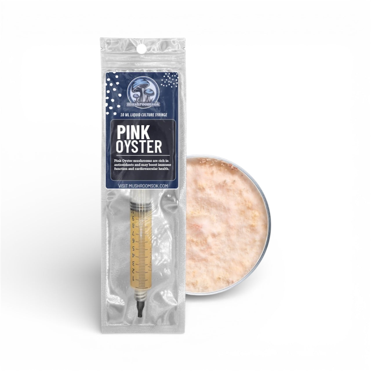 Mushrooms Ok Pink Oyster Liquid Culture