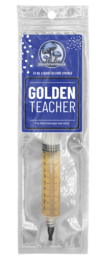 Active Golden Teacher Culture 10mL Syringe